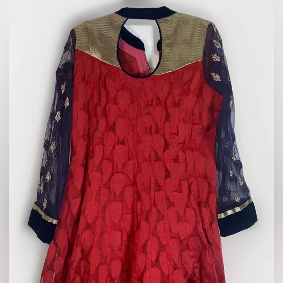 Karishma anarkali gown kurti indian pakistani dress size XL (US juniors size) - Picture 5 of 16